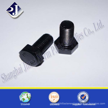 shoulder bolt hex head black